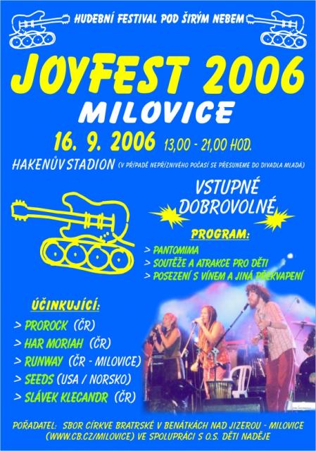Plakát Milovice 2006